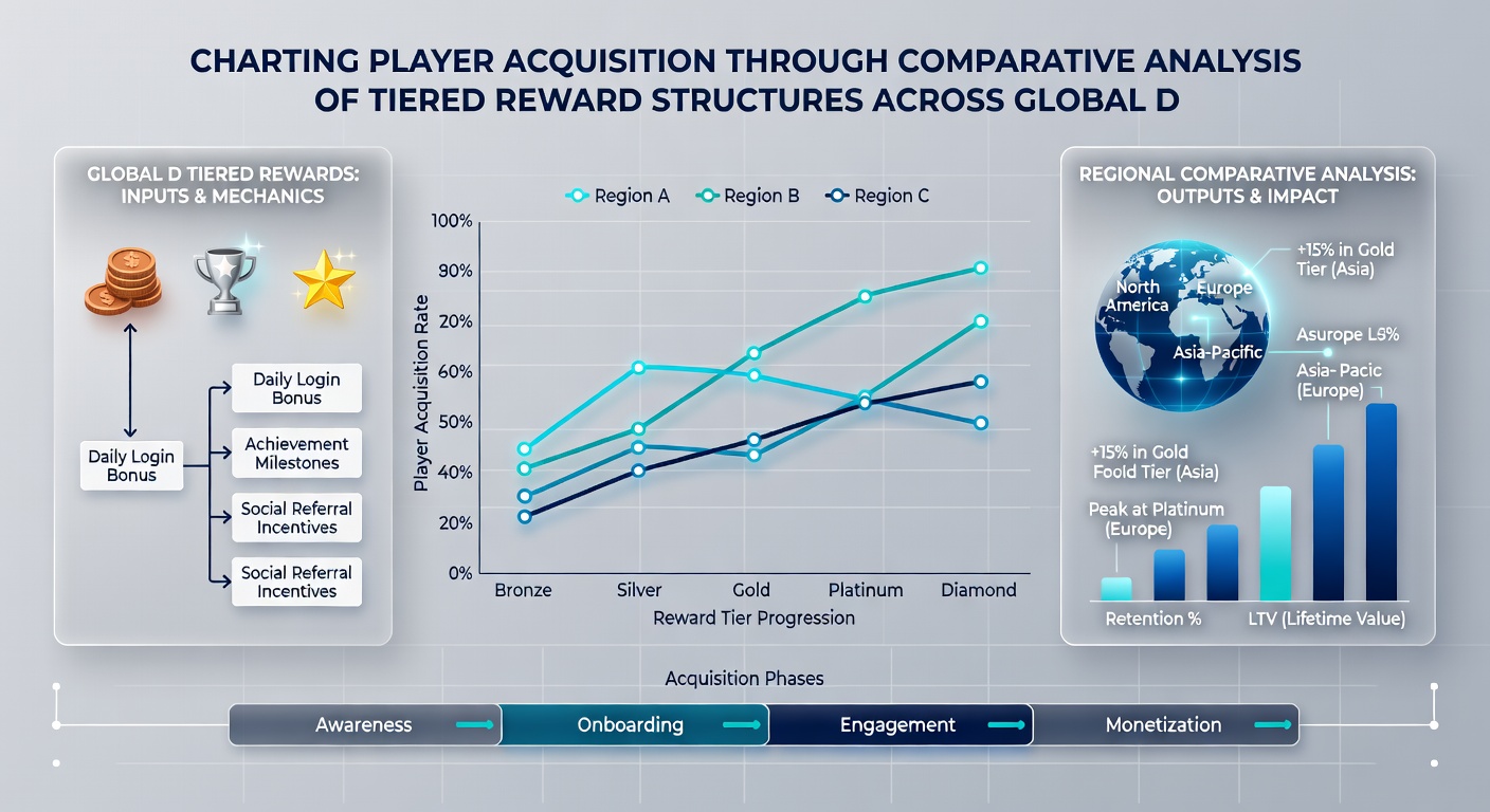 Infographic illustrating player progression through loyalty tiers in online wagering platforms