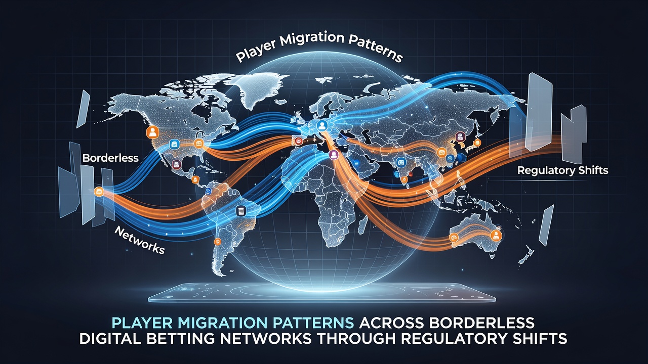 Analytics dashboard displaying player navigation and migration trends