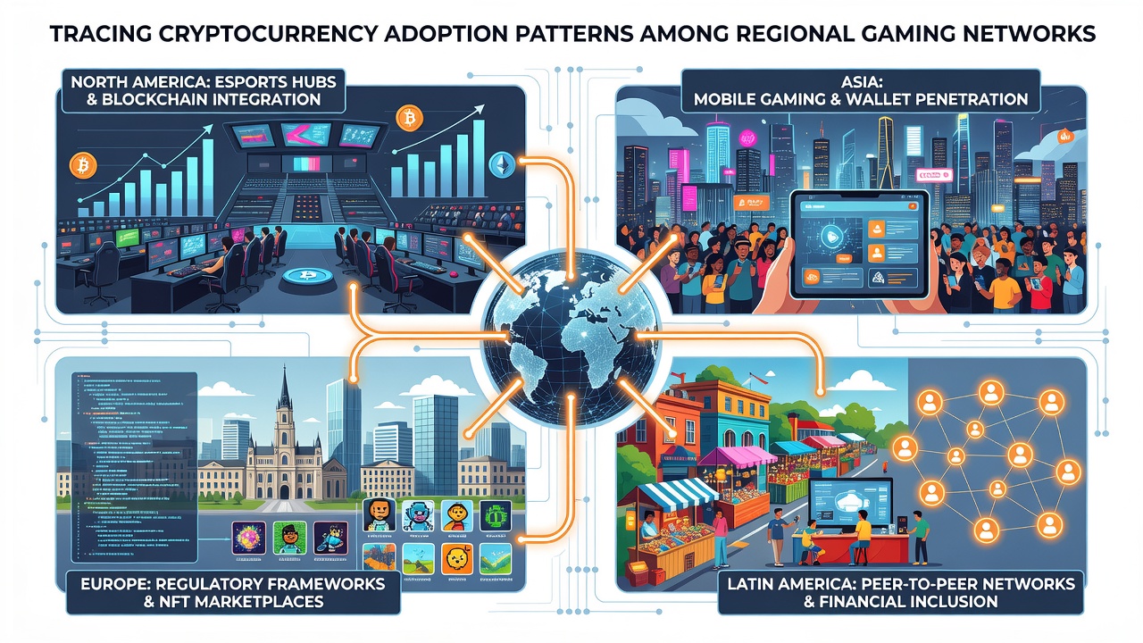 Heatmap visualization of cryptocurrency deposits across different gaming regions in 2026